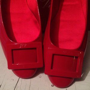 Roger Vivier Gommette Ballerina Red Size 41